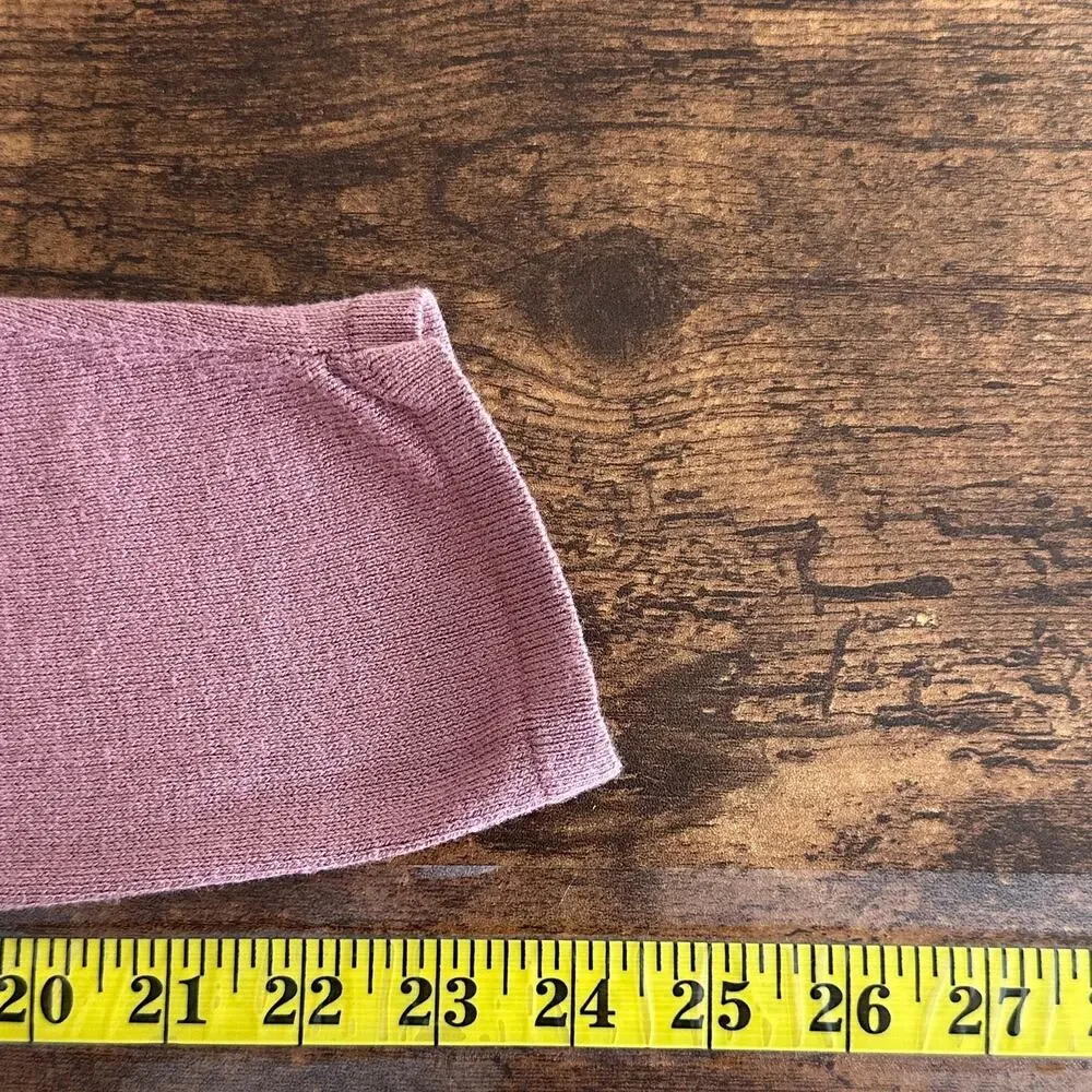 J Jill Cotton Blend Sweater Medium Petite Blush Pink Oversized EUC Soft Girl